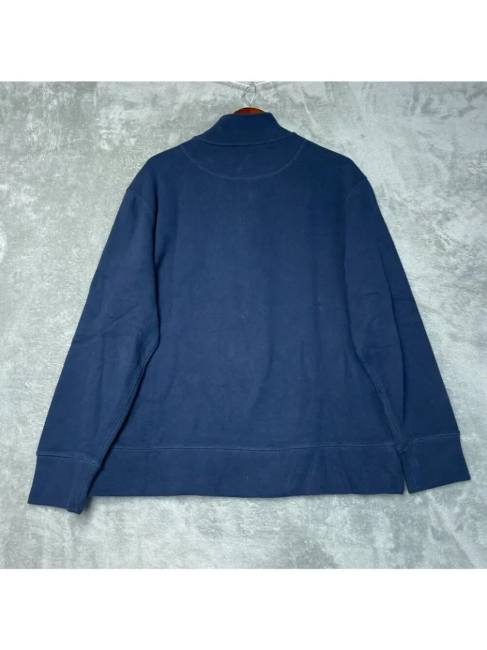 Banana Republic Men's XL Navy Half-Zip Pullover Sweatshirt d1639